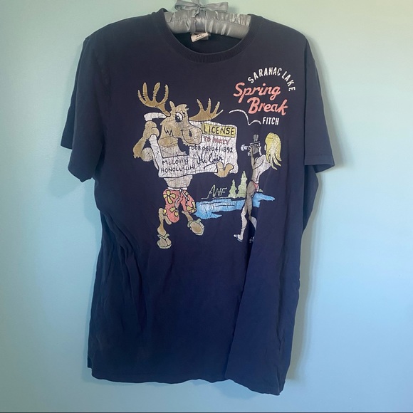 🌈Men’s Abercrombie & Fitch Graphic Tee - Picture 1 of 8